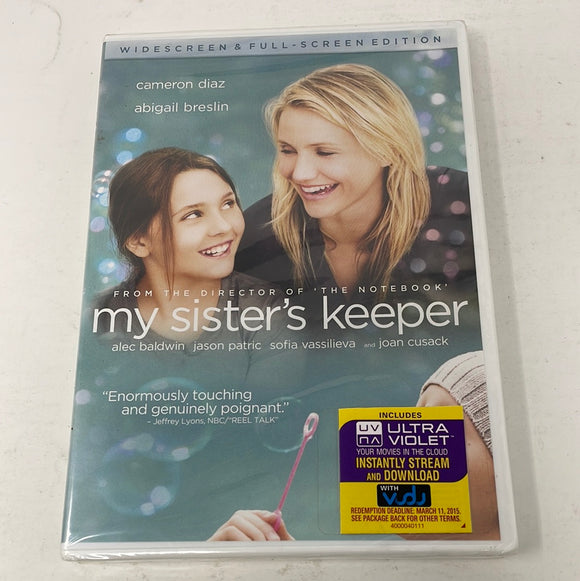 DVD Edition My Sister’s Keeper Widescreen & Full-Screen (Sealed)