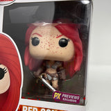 Funko Pop! Heroes Red Sonja PX Previews Exclusive Bloody Red Sonja 158