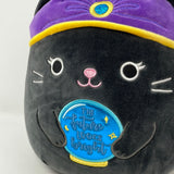 New w/Tags 9" Squishmallow Bly Psychic Cat Black 2022 Halloween Stuffed Animal