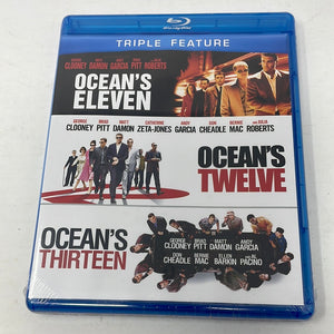 Blu-Ray Ocean’s Eleven, Ocean’s Twelve, Ocean’s Thirteen Triple Feature (Sealed)