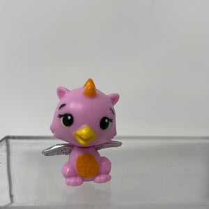 HATCHIMALS COLLEGGTIBLES FIGURE  SEASON 2  PINK DRAGON  DRAGGLE  SAVANNAH