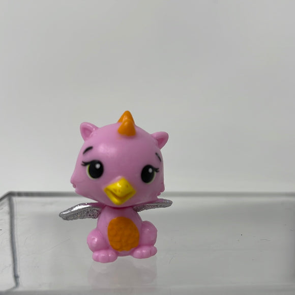 HATCHIMALS COLLEGGTIBLES FIGURE  SEASON 2  PINK DRAGON  DRAGGLE  SAVANNAH