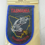 Woven Badges Tasmania Tasmanian Devil Australia Patch