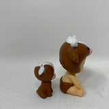 Twozies Figures Brown Cow Baby and Brown Cow Pet