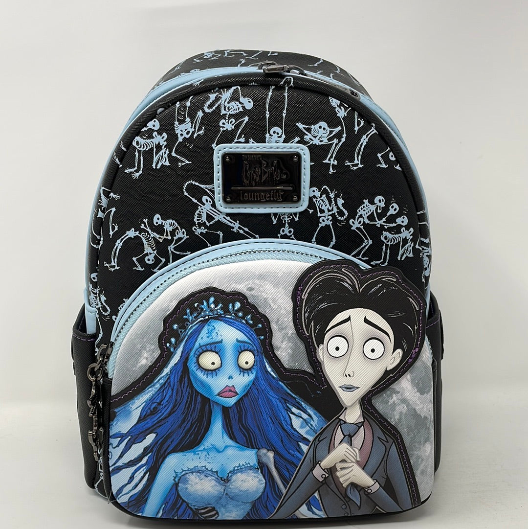 A3 NWT Loungefly SDCC 2022 Mini Backpack Corpse Bride Emily & Victor  Glow GITD