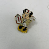 OLD RARE Disney pin Nurse Minnie w/Clipboard Red Cross Hat Stethoscope 