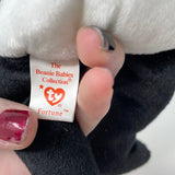 Ty Beanie Baby FORTUNE the Panda Bear Plush 8 inch Stuffed Animal Toy