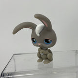 Littlest Pet Shop #14 Floppy Ear Grey Bunny Blue Eyes LPS