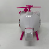 Hello Kitty rescue emergency helicopter w/Hello Kitty pilot figurine 4.5" toy