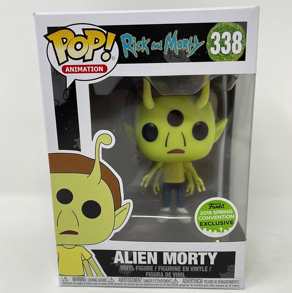 Funko Pop! Animation Rick and Morty Alien Morty 2018 Spring Convention Exclusive 338