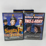 DVD Ronald Reagan Santa Fe Trail, This Is The Army 2 Set Collector’s Classics (Sealed)