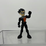 Teen Titans 1.5” Mini Figure Robin In Slade Armor Bandai DC Comics
