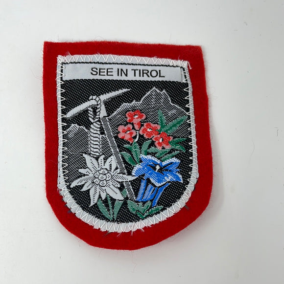 Woven Patch on felt See In Tirol