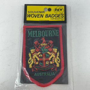 Vtg Coat Of Arms MELBOURNE Australia Patch