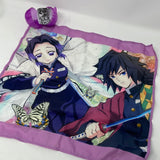 Gashapon Demon Slayer Mini Tapestry Giyu and Shinobu