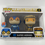 Funko Pop Heroes DC Blue Beetle & Booster Gold 2 Pack PX Exclusive