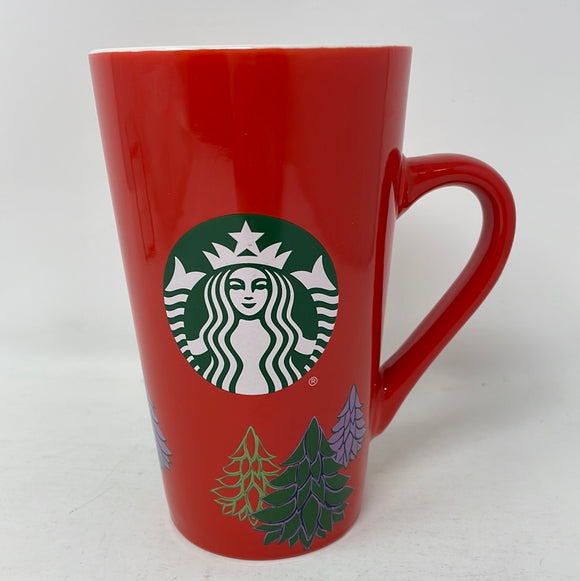 Starbucks Christmas 2020 Tall 16 Oz Red Mug Gifts Trees Mermaid Logo