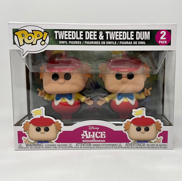 Funko Pop! 2 Pack Disney Alice in Wonderland Tweedle Dee and Tweedle Dum