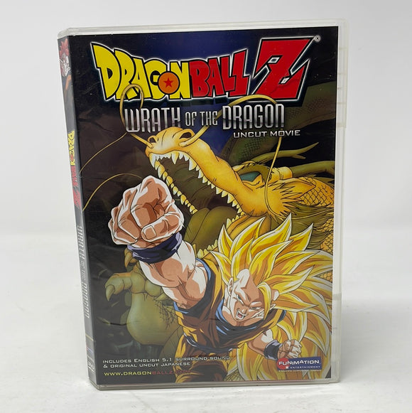 DVD Dragon Ball Z Wrath Of The Dragon Uncut Movie
