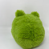 Small Fluffy Green Frog Plushie