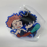 Gashapon Jujutsu Kaisen Chara Banchokou Rubber Mascot 2 Megumi Fushiguro and Sukuna