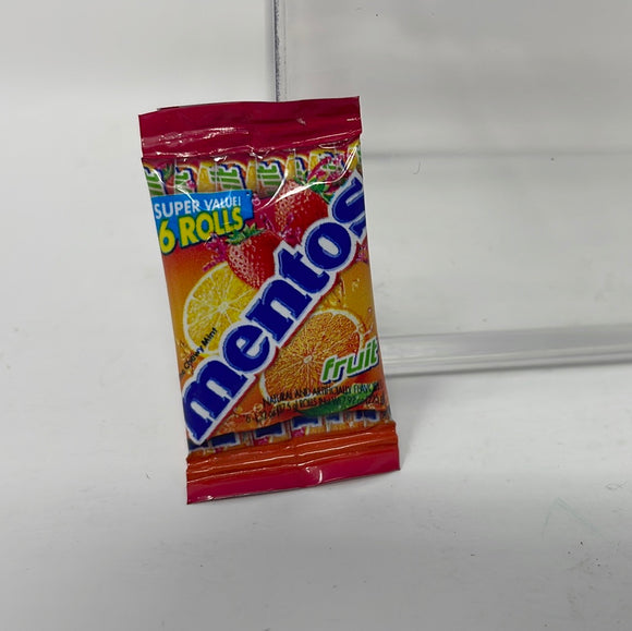 Zuru 5 Surprise Mini Brands Series 1 - Mentos Chewy Mint Fruit Candy Toy #106