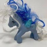 My Little Pony G3 MLP Silver Glow 2006 tinsel hair glitter details