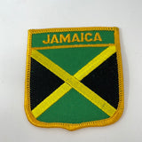 JAMAICA PATCH - REGGAE, RASTA, CARIBBEAN BADGE 2.75"