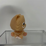 Hasbro LITTLEST PET SHOP #490 Orange Peach Persian Cat Diamond Eyes