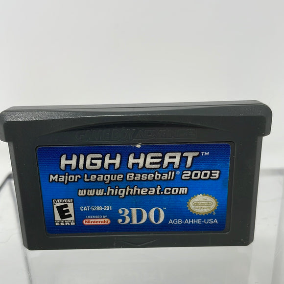 GBA High Heat Major League Baseball 2003