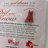 The Red Dress Pin 2005