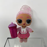 LOL Surprise Doll Clear Glitter Globe Pink Hair