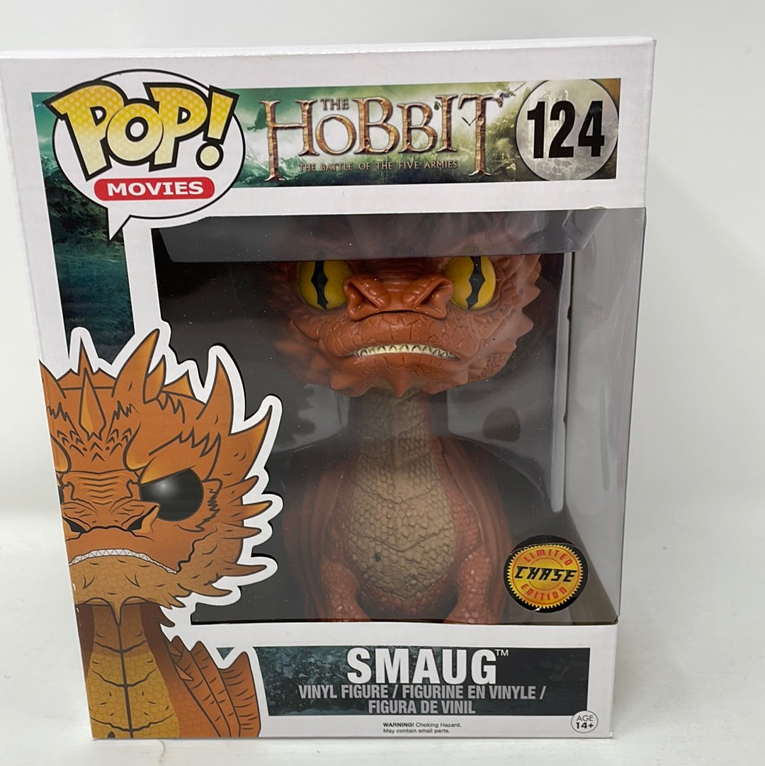 Vaulted Funko Pop The Hobbit Gold Smaug popular #124 Hot Topic Exclusive!!! Grail