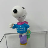 SNOOPY EASTER Beagle Skates PVC figure Peanuts Charlie Brown United 2.5”