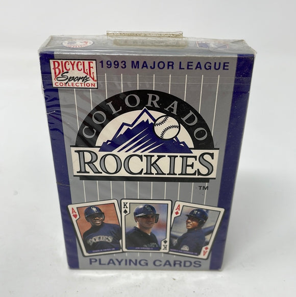 Colorado Rockies Inaugural Year 1993 Baseball Bicycle Playing Card Deck