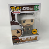 Funko Pop! Television Parks and Recreation Limited Edition Chase Hunter Ron 1150
