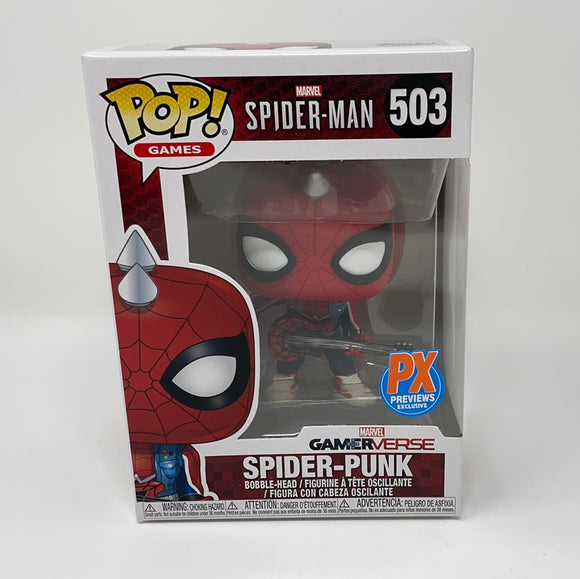 Funko Pop! Marvel 503 PX Previews Exclusive Spider-Punk