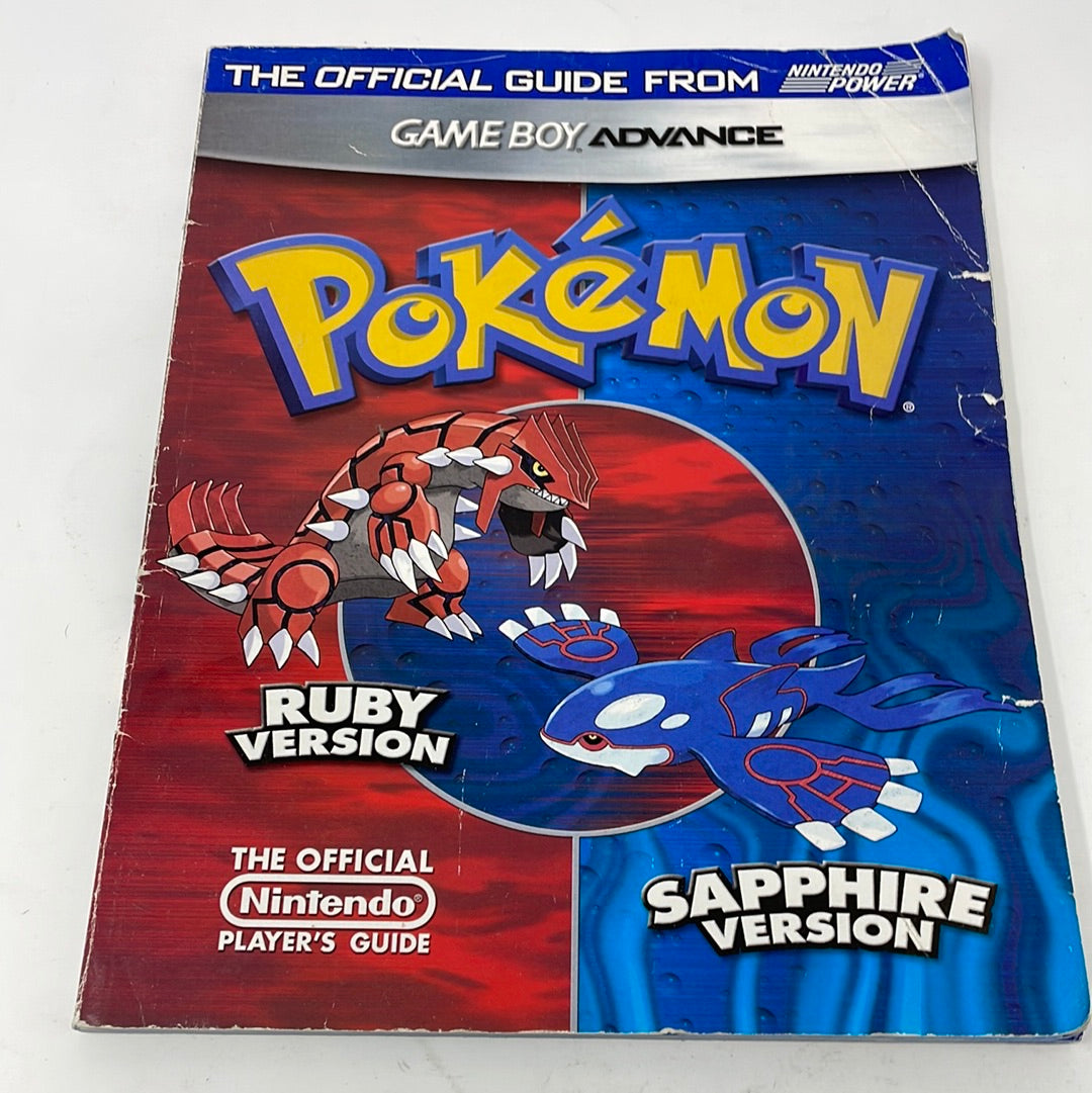 Pokemon Ruby and Sapphire Official Game Guide Nintendo Power Game Boy deals Advance