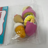 Dessert Themed Shaped Erasers 6 Count