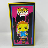 Funko Pop! Movies Bride Of Chucky Blacklight Entertainment Earth Exclusive Chucky 315