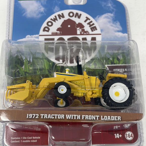 Greenlight Collectibles Down On The Farm Series 6 1972 Tractor W/ Front Loader