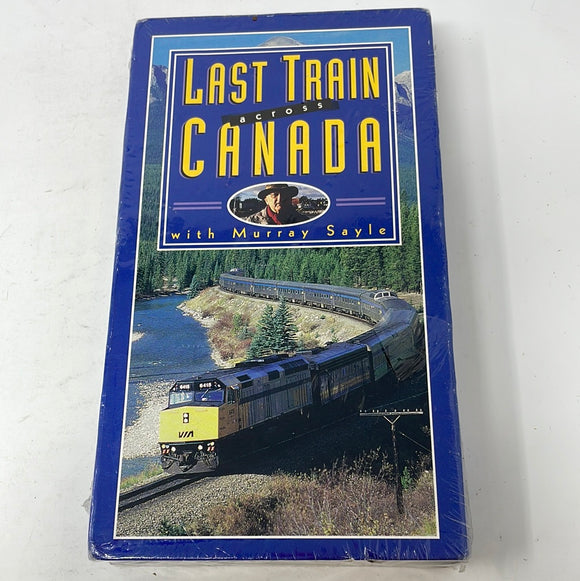 VHS Last Train Across Canada With Murray Style Sealed