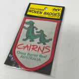 Cairns Great Barrier Reef Australia Souvenir Woven Badges