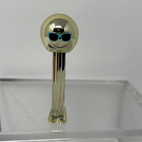 Zuru Surprise Mini Brands Super Rare Gold PEZ Blue Sun Glasses Dispenser