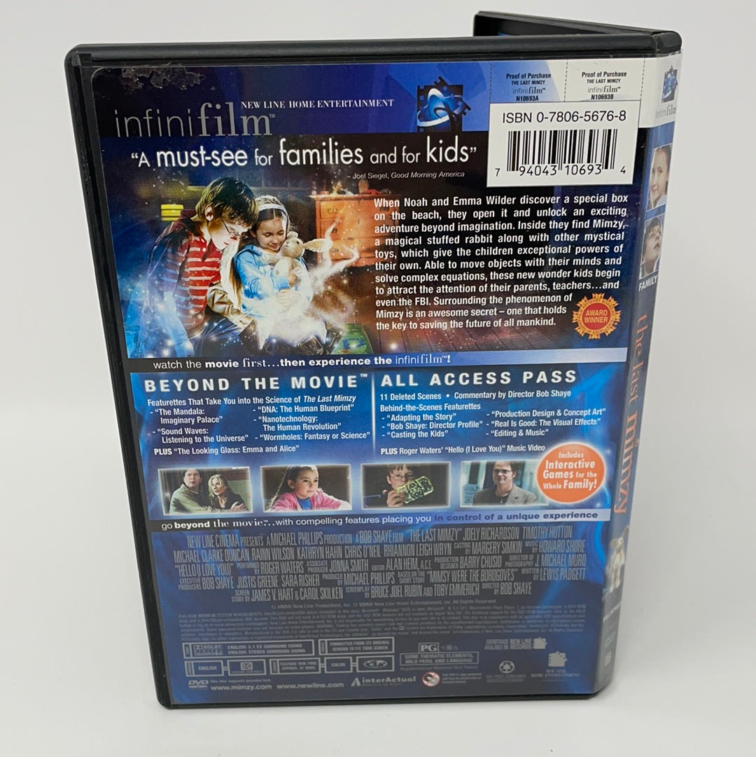 DVD The Last Mimzy Fullscreen – shophobbymall