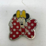 Disney Pin Minnie Mouse Peeking Behind Bow