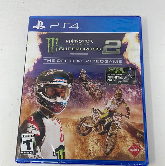 PS4 Monster Energy AMA Supercross 2 FIM World Championship The Official Videogame (Sealed)