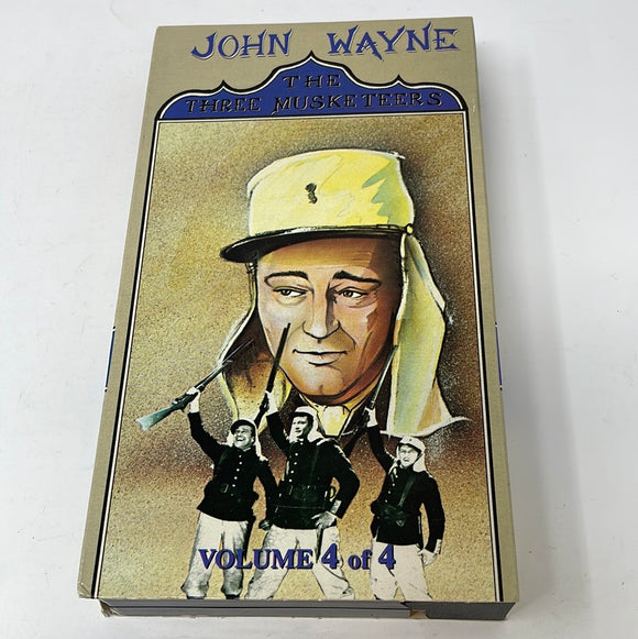 VHS John Wayne The Three Musketeers Volume 4 of 4