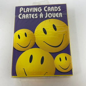 Smiley Face Happy Happy Playing Cards Sealed New Old Stock from US Playing Co
