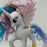 My Little Pony G4 Princess Celestia Glitter Transparent Wings Glitter Brushable Hair